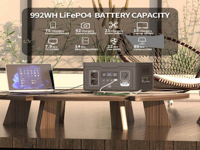 В Наличии На Немецком Складе 1200 Вт Аварийное Хранение Энергии Банк Питания Станция Мощностью 1200 Вт Солнечный Генератор Электроэнергии